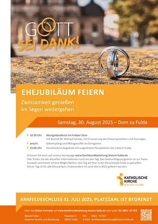 Ehejubiläum feiern 30.08.2025