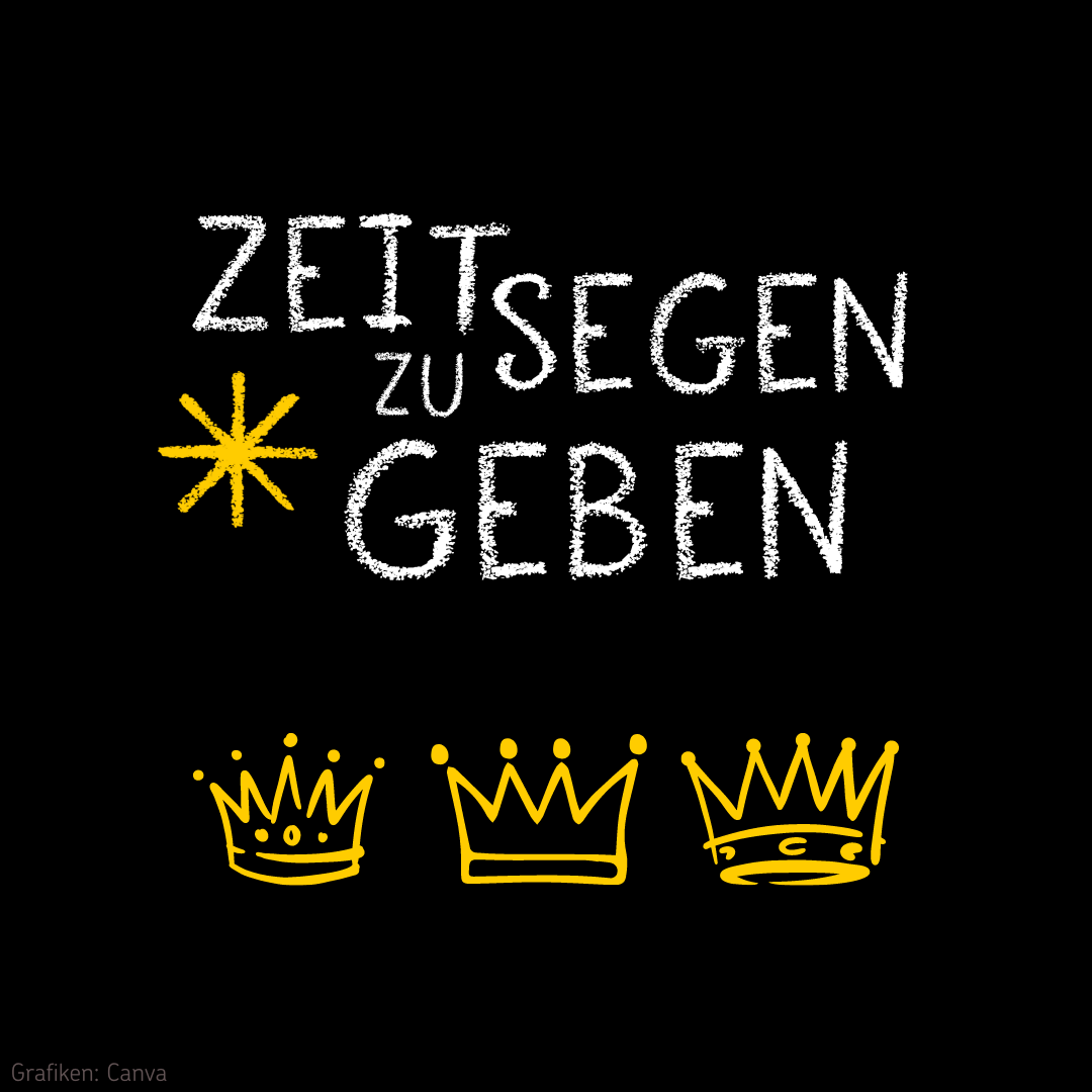 Sternsinger Logo Zeit Segen zu Geben